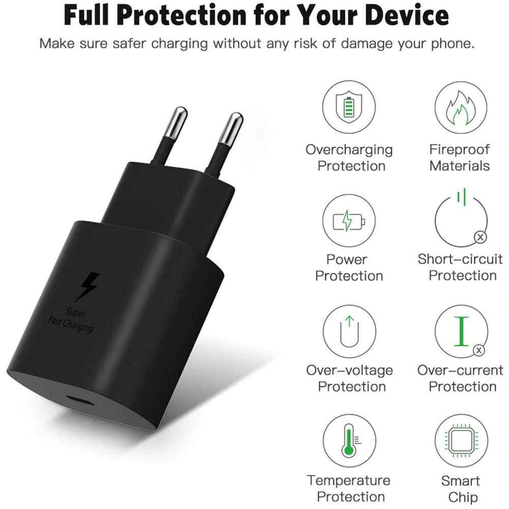25w1 Samsung 25W Super Fast Charging PD Adapter
