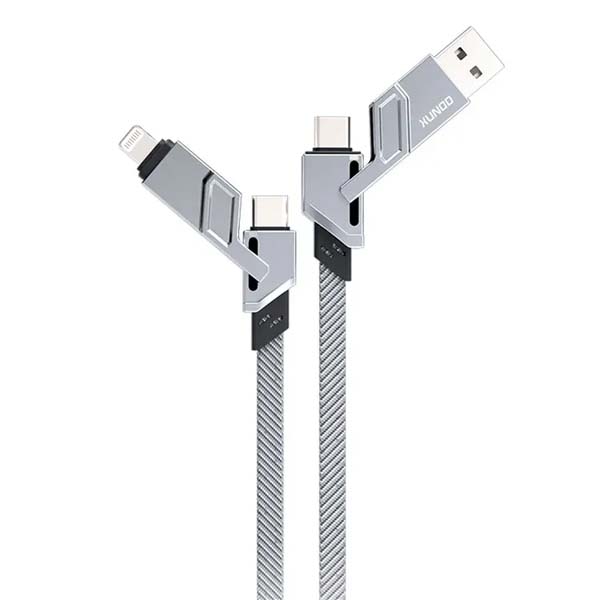 XUNDD XDDC-027 USB+Type-C+Lightning+Micro USB Charging Cable