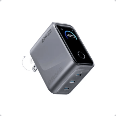 Anker Prime GaN 160W 3-Port Charger with Smart Display