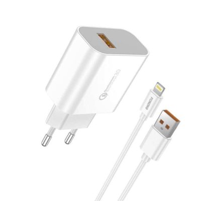 FONENG EU46 18W Fast Charger QC3 with Type-C Cable