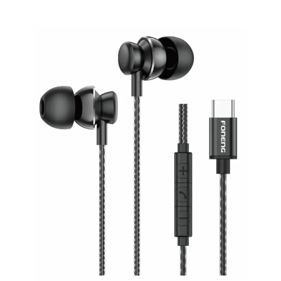FONENG T67 Type-C In-Ear Heavy Bass Wired Earphone