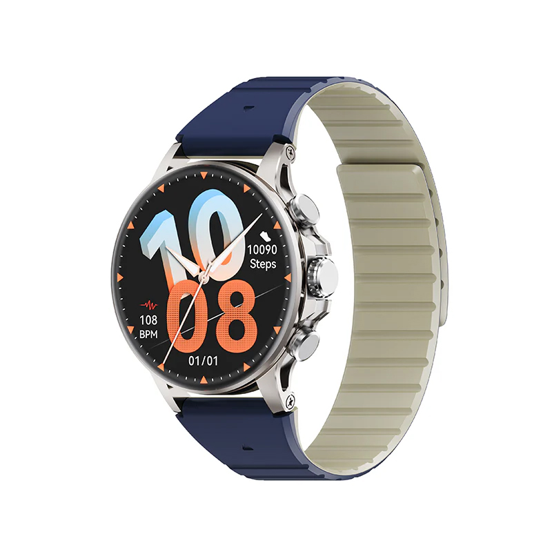 IMIKI HOLO Ultra bluesilver IMIKI HOLO Ultra 1.6" AMOLED Smart Watch with Magnetic Strap