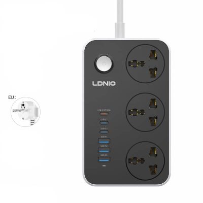LDNIO SC3604C Power Socket with 3 Outlets Power Strip
