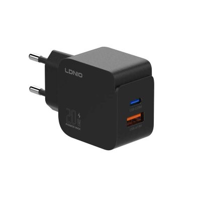 LDNIO Q1 20W USB-C/A Fast Charging EU Adapter